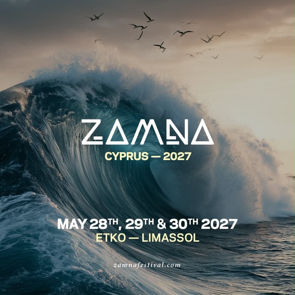 Επίσημη αφίσα Zamna Cyprus 2027: 28–30 Μαΐου στο ETKO, Λεμεσός