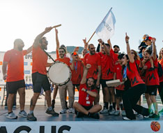 Sports team pictured in the official event listing